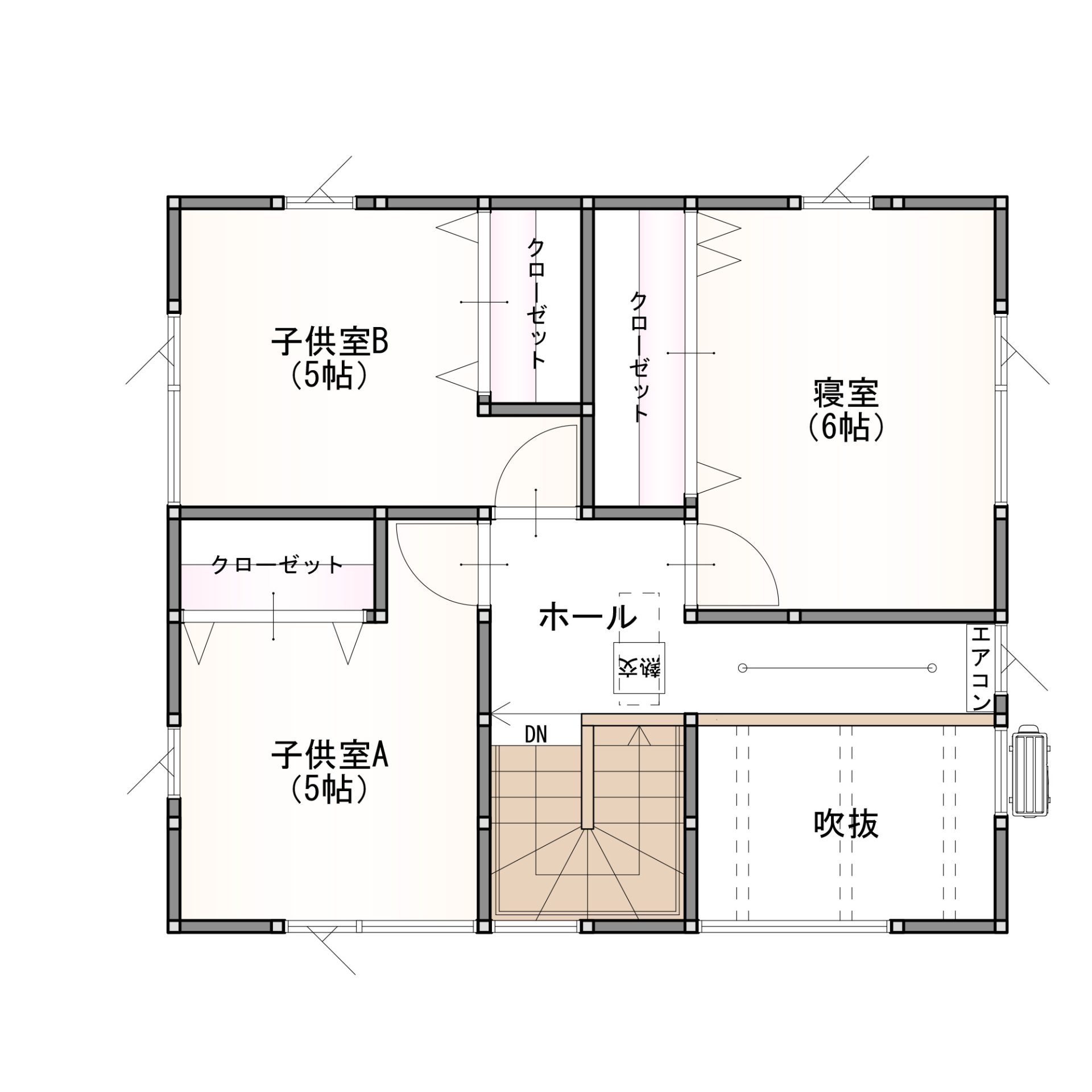 2階 間取り図