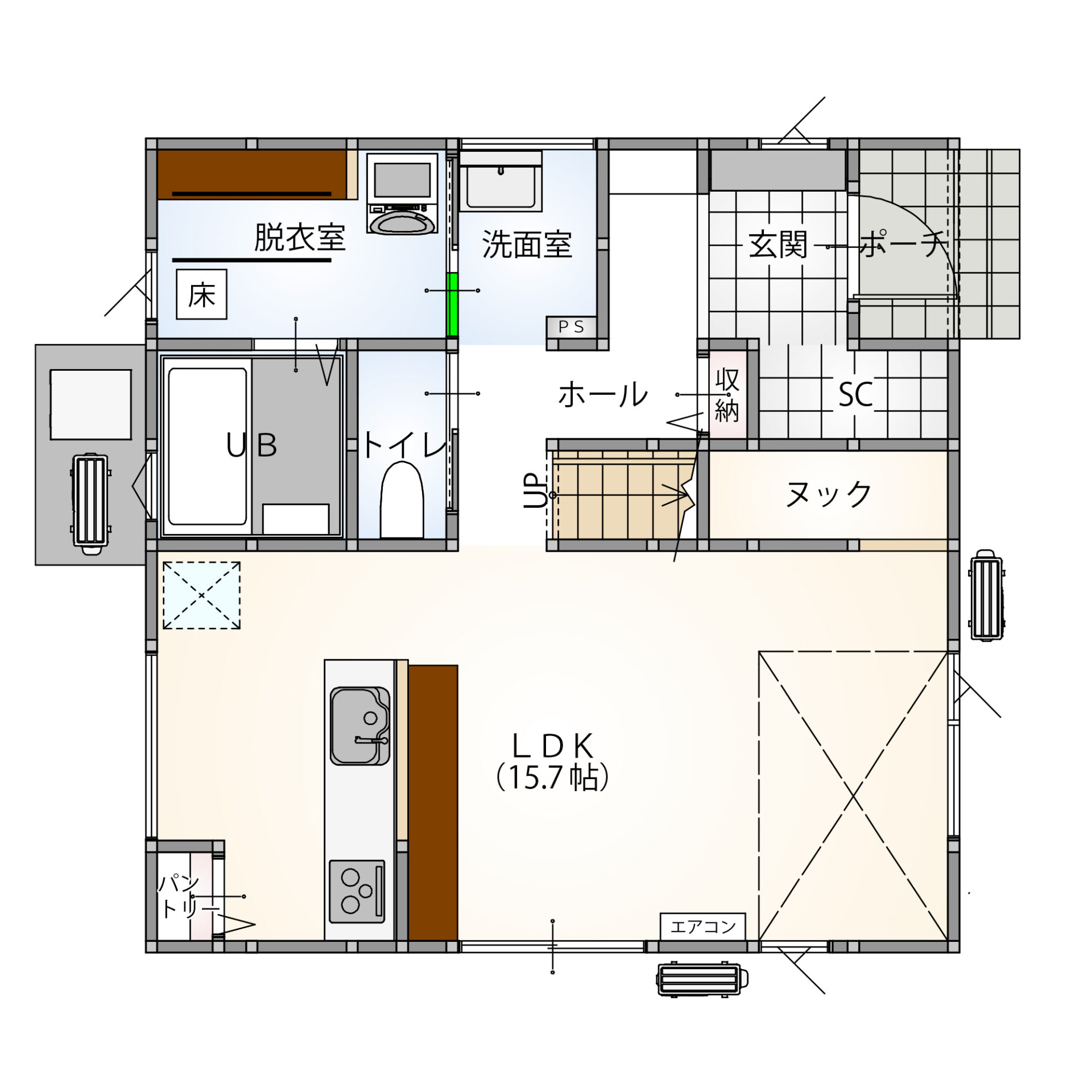 新潟市西区五十嵐モデルハウス