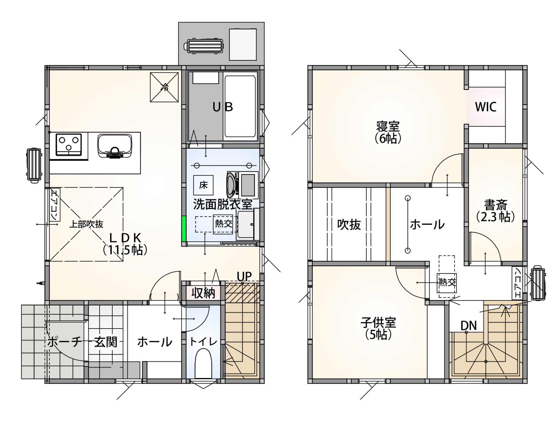 商品プラン 間取り図