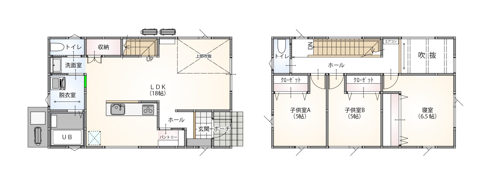 商品プラン 間取り図