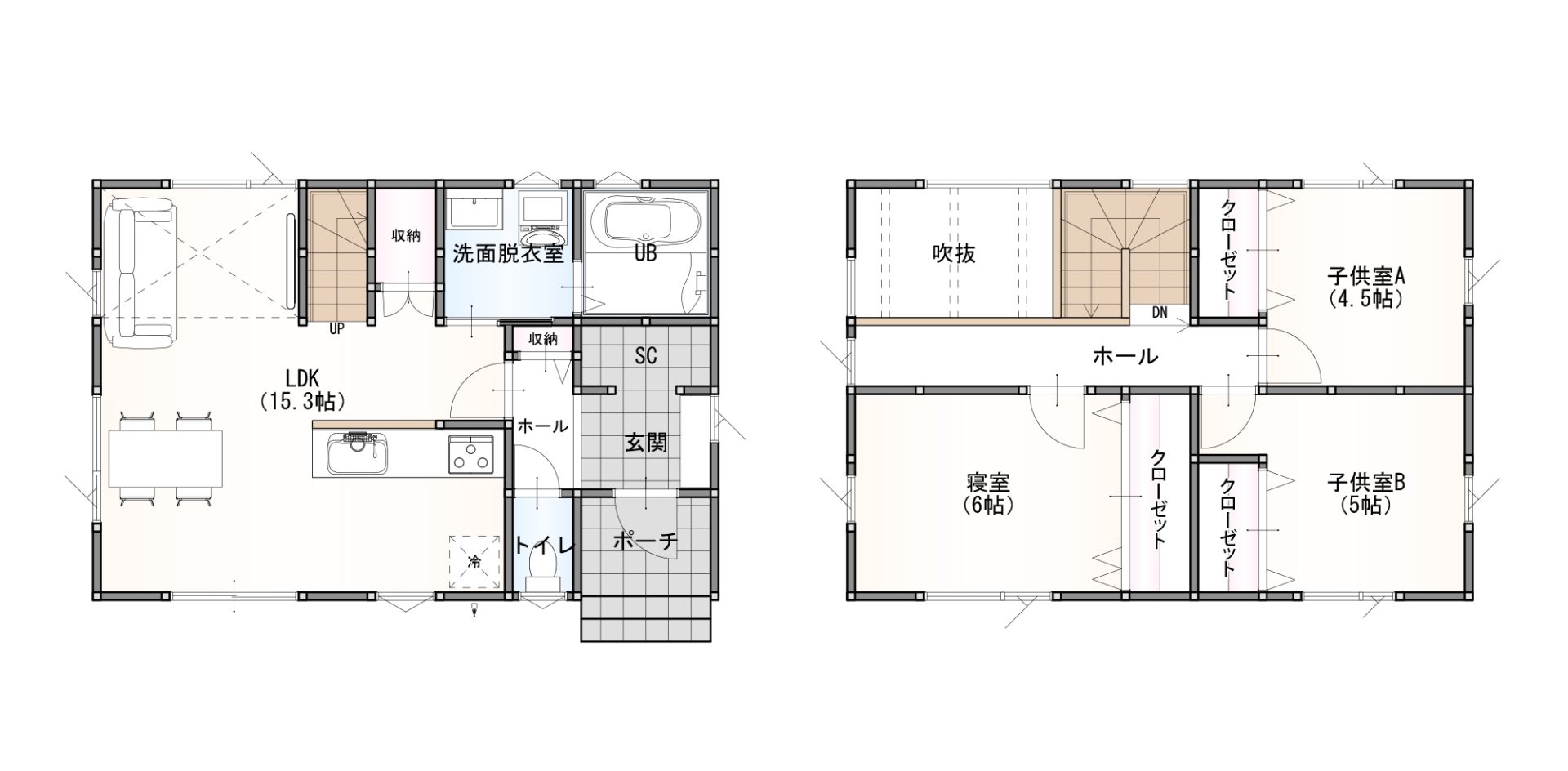 商品プラン 間取り図