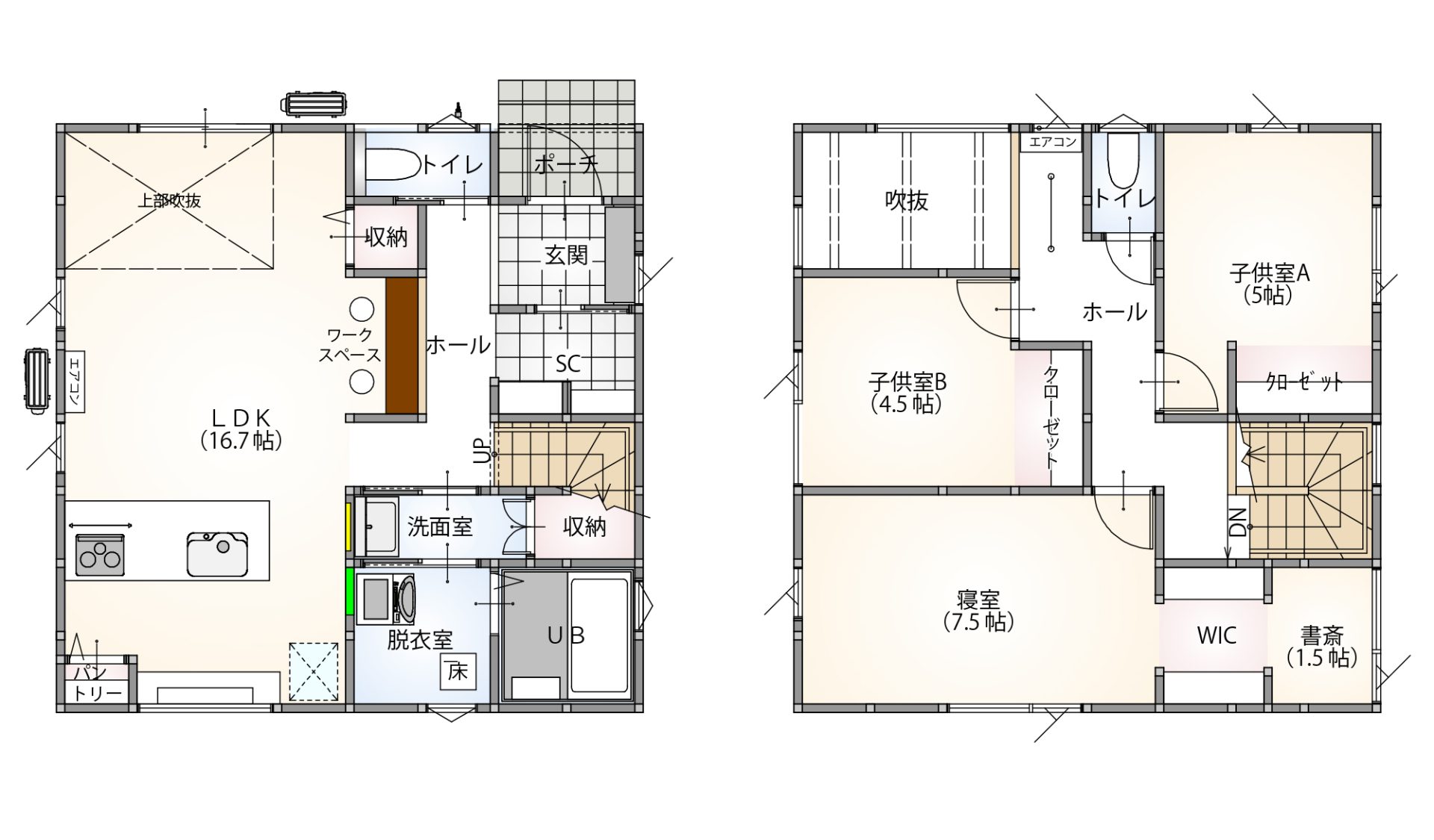 商品プラン 間取り図