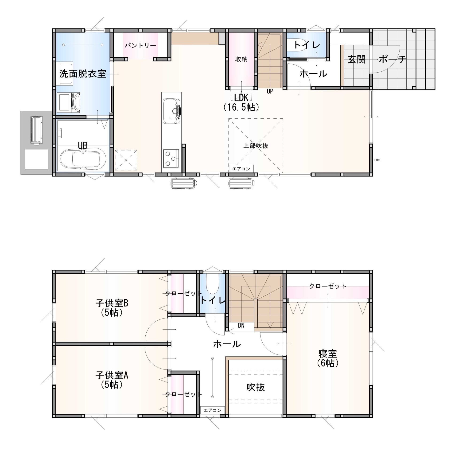 モデルハウス間取り図