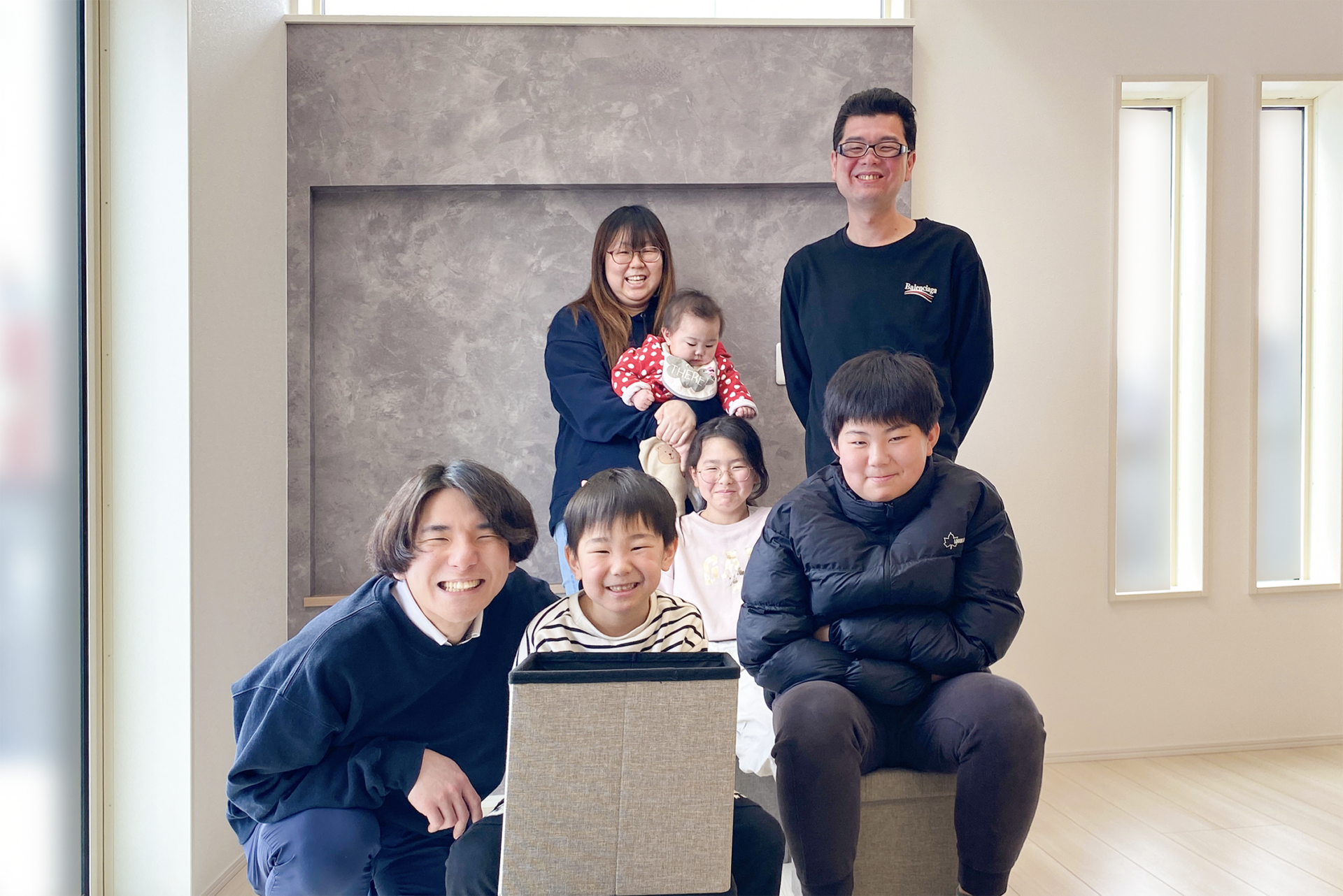 建売・中古検討から一転、新築へ！こだわりの内装と、冬でもこたつ要らずの暖かい家